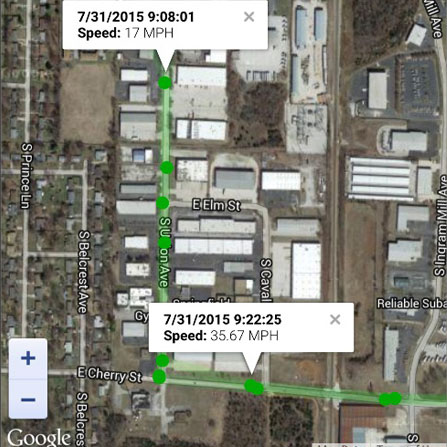 Chirp GPS Tracking project screenshot