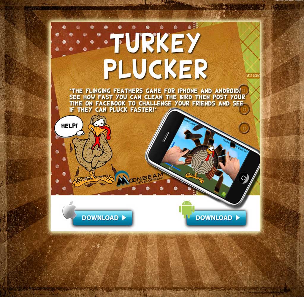 Turkey Plucker Game for iphone and android